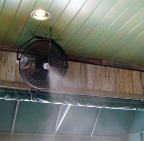 Mist Fans - Builders Service Aluminum Products - St. Augustine, FL